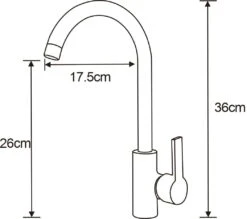 Mexen Ana Bateria Kuchenna, Złota - 671000-50