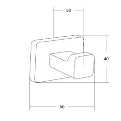 Mexen Asis Haczyk Na Ręcznik, Złoty - 7017635-50
