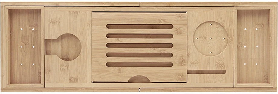 Mexen Bamboo Półka Na Wanne 70-105 Cm, Bambus Natural - 701170-00 - obrazek 3