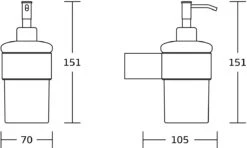 Mexen Base Dozownik Do Mydła, Złoty - 70882388-50