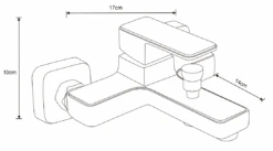 Mexen Cetus Bateria Wannowa, Chrom - 744330-00