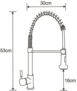 Mexen Clara Bateria Kuchenna, Chrom - 670501-00