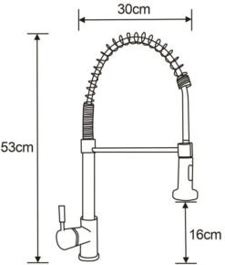 Mexen Clara Bateria Kuchenna, Inox - 670501-99
