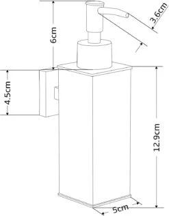 Mexen Dozownik Do Mydła, Chrom - 70628-00