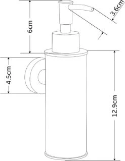 Mexen Dozownik Do Mydła, Złoty - 70622-50
