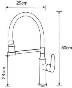 Mexen Edna Bateria Kuchenna, Czarna - 672900-70