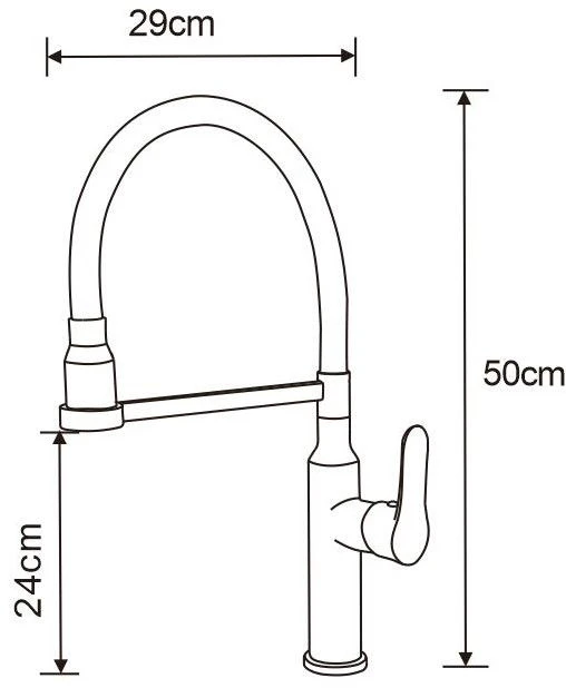 Mexen Edna Bateria Kuchenna, Złoty/czarna - 672900-57