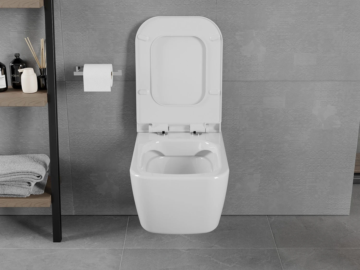 Mexen Elis Miska Wc Rimless, Biała - 3391XX00 - obrazek 3