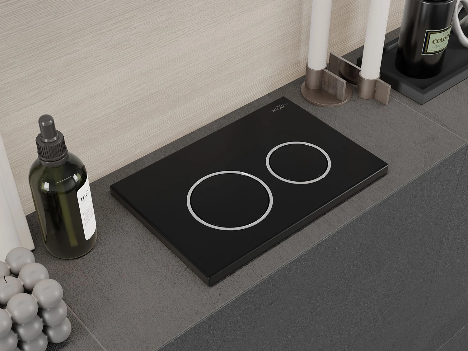 Mexen Fenix 07 XS Przycisk Spłukujący, Czarny - 600703 - obrazek 4