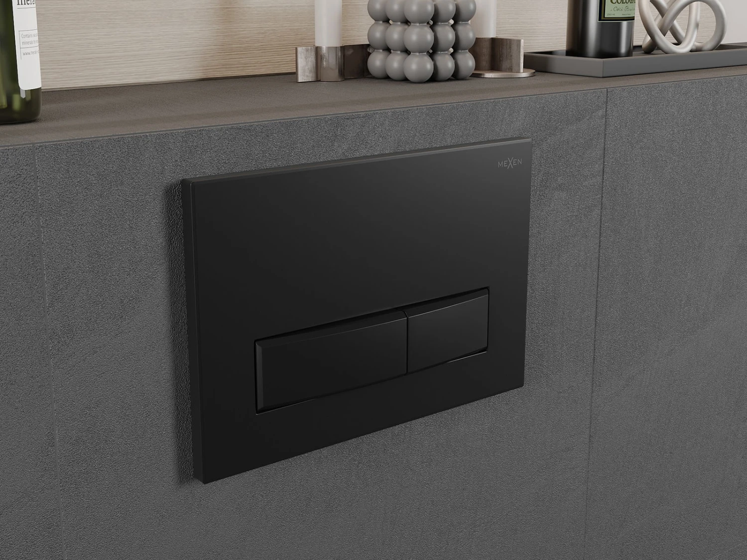 Mexen Fenix 09 Przycisk Spłukujący, Czarny - 600903 - obrazek 2