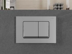 Mexen Fenix 10 XS Przycisk Spłukujący, Chrom Matowy - 601002