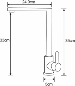 Mexen Gina Bateria Kuchenna, Inox - 672300-99
