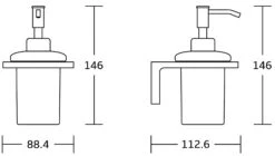 Mexen Lea Dozownik Do Mydła, Złoty - 70260388-50
