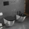 Mexen Lena Bidet Wiszący, Czarny Mat/srebrny - 35224874