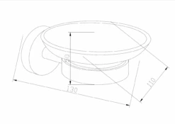 Mexen Loft Mydelniczka, Czarny - 7012639-70