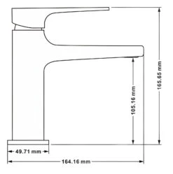 Mexen Lynx DQ72 Zestaw Wannowy, Czarny - 745903DQ72-70