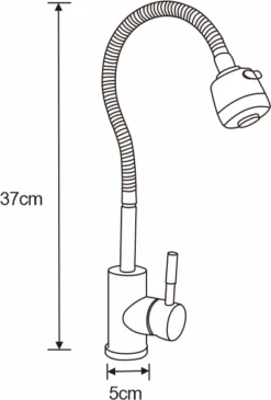 Mexen Maya Bateria Kuchenna, Chrom - 672400-00