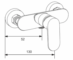 Mexen Milo DF40 Bateria Prysznicowa Z Zestawem Prysznicowym, Złota - 7134R40-50