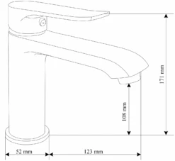 Mexen Pecos DS62 Zestaw Wannowy, Chrom - 72703DS62-00