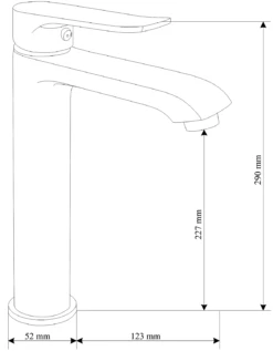 Mexen Pecos DS75 Zestaw Wannowy, Chrom - 72713DS75-00
