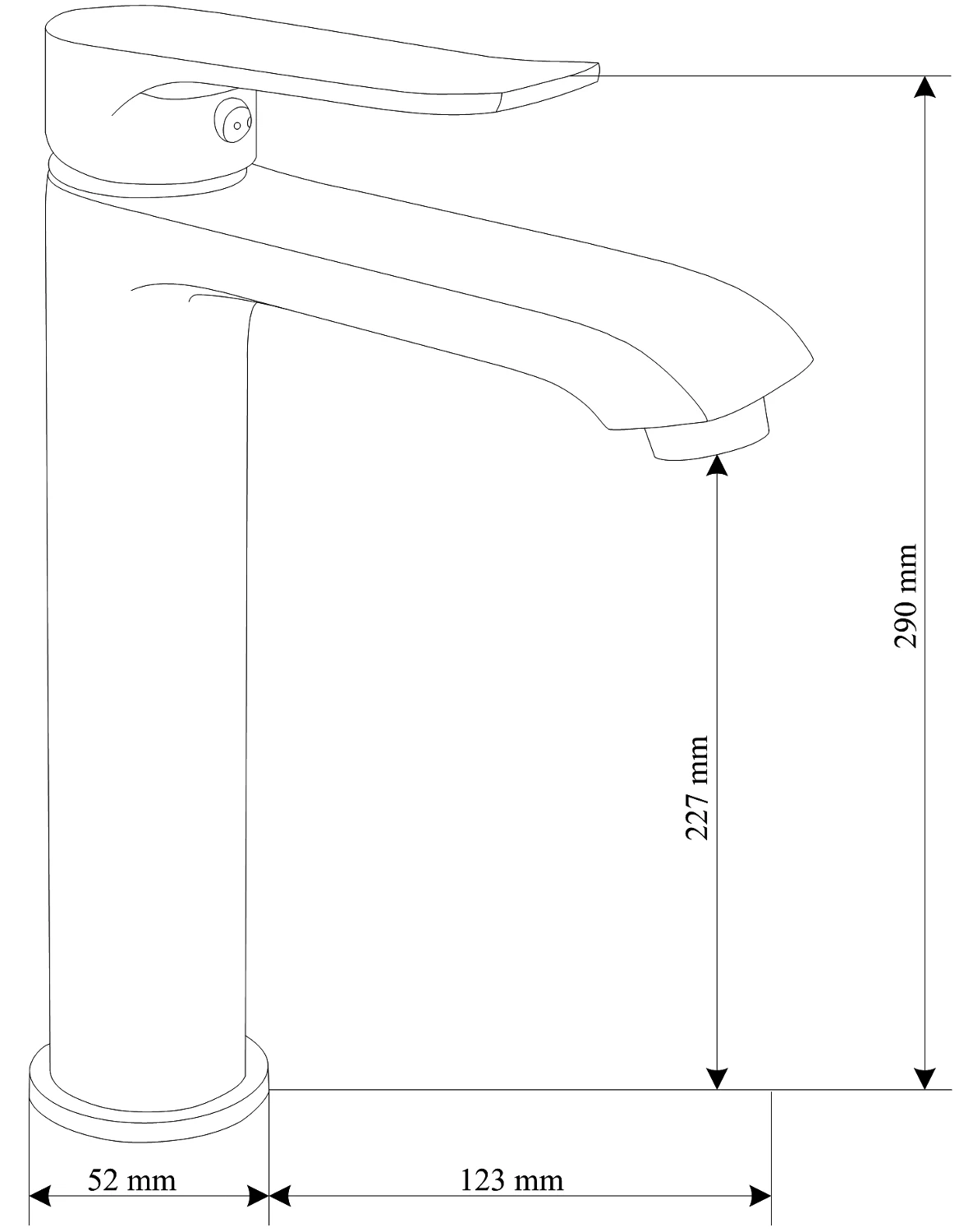 Mexen Pecos DS75 Zestaw Wannowy, Chrom - 72713DS75-00