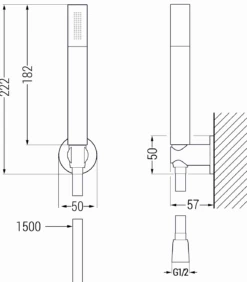 Mexen R-70 Zestaw Prysznicowy Punktowy, Biały - 785705051-20
