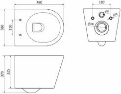 Mexen Rico Miska Wc Rimless Z Deską Wolnoopadającą Slim, Duroplast, Szara Jasna Mat - 30724061