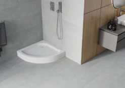 Mexen Rio Brodzik Półokrągły 70 X 70 Cm, Biały - 47107070