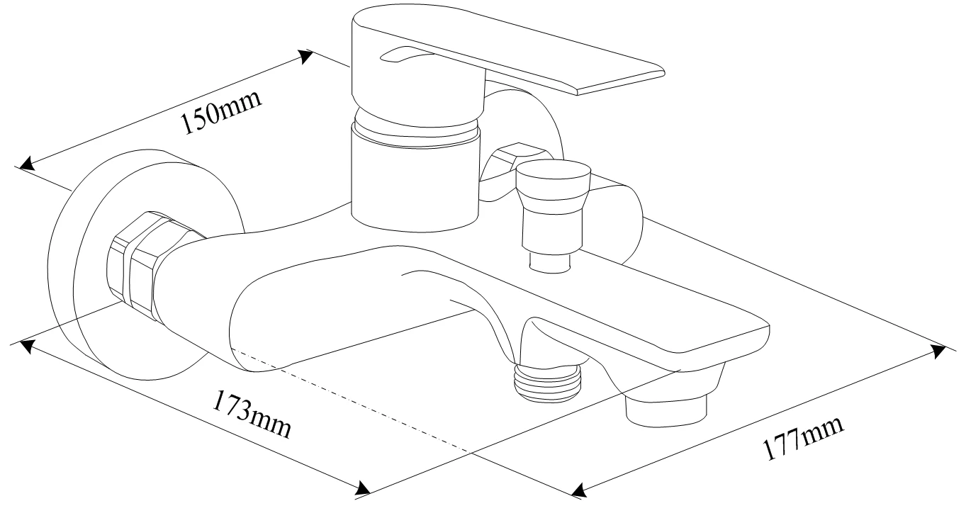 Mexen Royo R40 Zestaw Wannowy, Chrom - 72203R40-00 - obrazek 2