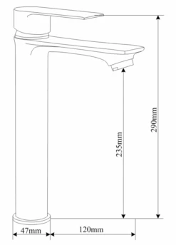 Mexen Royo R40 Zestaw Wannowy, Czarny - 72213R40-70