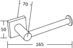 Mexen Rufo Uchwyt Na Papier Toaletowy, Złoty - 7050933-50