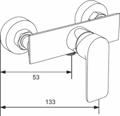 Mexen Sven Zestaw Prysznicowy Natynkowy Z Deszczownicą I Baterią Prysznicową Alexa, Czarny - 71240262-70