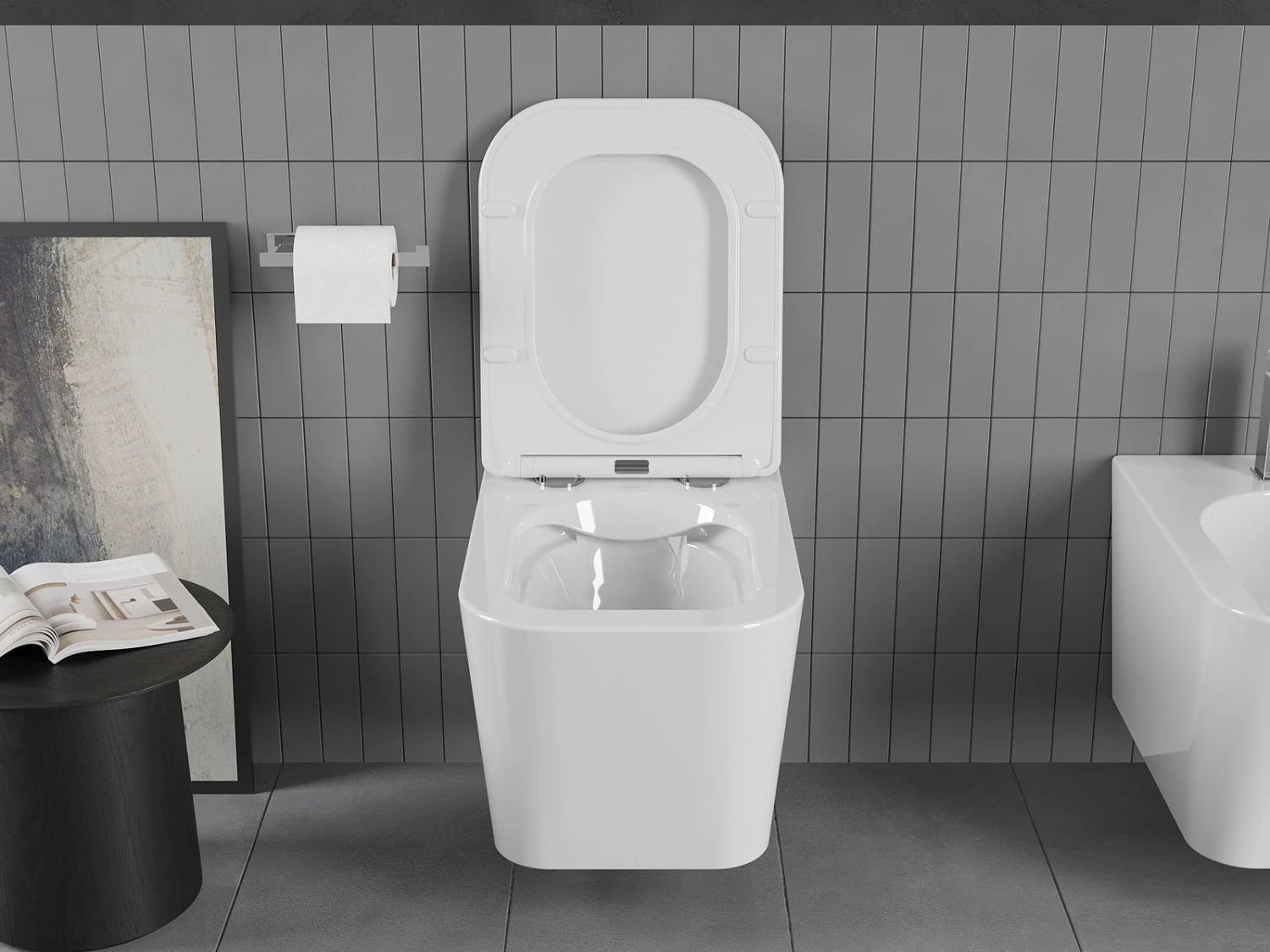 Mexen Teo Miska Wc Rimless Z Deską Wolnoopadającą Slim, Duroplast, Biała - 30850600 - obrazek 3