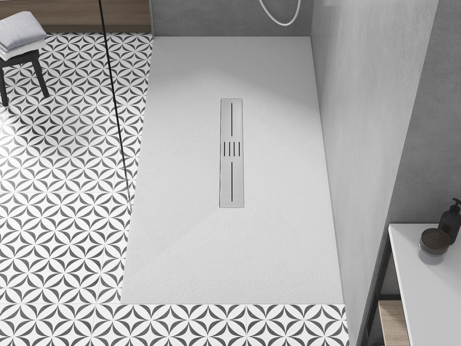 Mexen Toro Brodzik Prostokątny SMC 180 X 70 Cm, Biały - 43107018 - obrazek 2