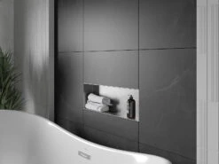 Mexen X-Wall-NR Półka Wnękowa Bez Kołnierza 60 X 20 Cm, Inox - 1911602010