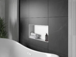 Mexen X-Wall-NR Półka Wnękowa Bez Kołnierza 60 X 30 Cm, Biała - 1921603010