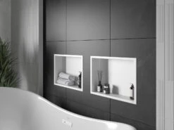 Mexen X-Wall-R Półka Wnękowa Z Kołnierzem 45 X 30 Cm, Biała - 1920453010