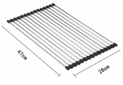 Mexen Zwijany Ociekacz Kuchenny Do Naczyń, Czarny - 660949-70